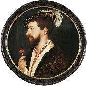 HOLBEIN, Hans the Younger Portrait of Simon George sf oil on canvas